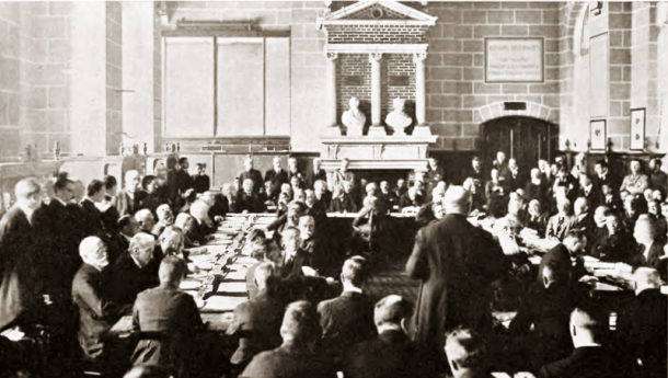 Paris Peace Conference, Palace of Versailles, 1919.