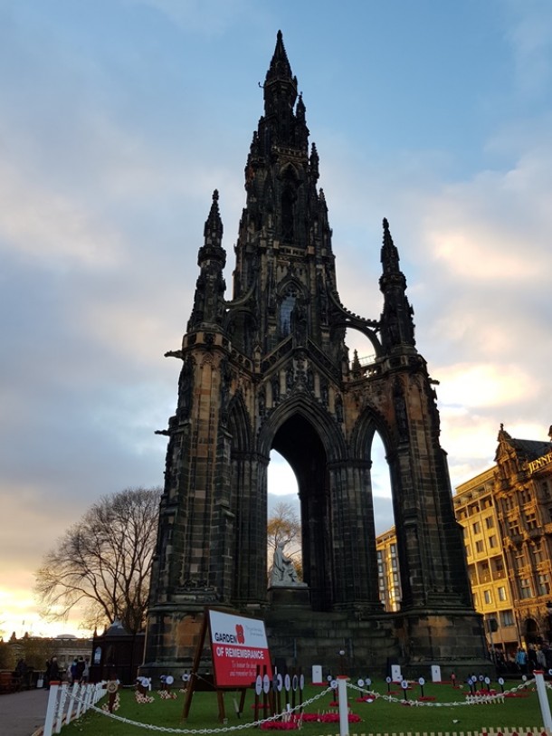 Scott Monument Remembrance Garden