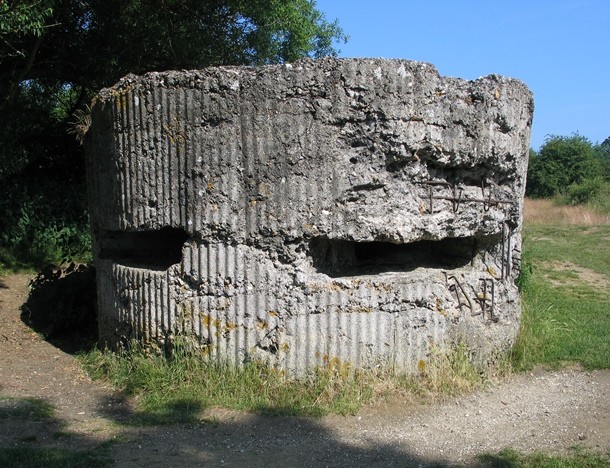 Hill 60, Ypres Belgium, pillbox marks the scene of the battles